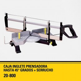 Caja Inglete Prensadora+Serrucho STANLEY7